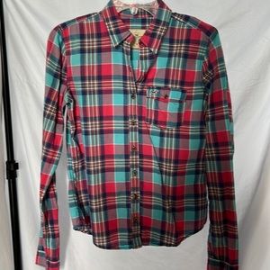 Hollister Long-Sleeve Plaid